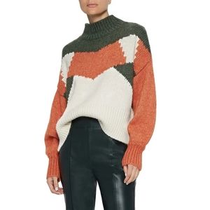 Iris & Ink Ingrid Intarsia knit sweater